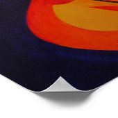 Bewundern Sie die bunte geometrische Kunst des Tod Poster (Ecke)