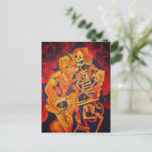 Bewundern Sie die bunte geometrische Kunst des Tod Postkarte (Stehend Vorderseite)