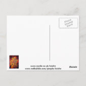 Bewundern Sie die bunte geometrische Kunst des Tod Postkarte (Rückseite)