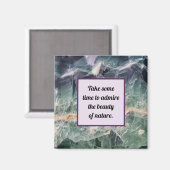 Bewundern Sie die Schönheit der Natur Fluorit Foto Magnet (Vorderseite/Rückseite)