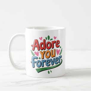 Bewundern Sie für immer - Romantisches und farbenf Kaffeetasse