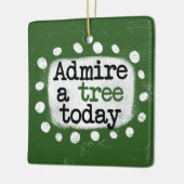 Bewundern Sie heute einen Baum Keramikornament (Links)