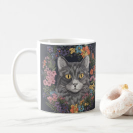 Bewundern Sie Whimsy und Cutness mit unserer Katze Kaffeetasse