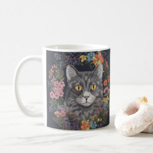Bewundern Sie Whimsy und Cutness mit unserer Katze Kaffeetasse