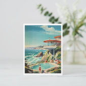 Bewundernswert im Aussichtshaus Kalifornien Postkarte (Stehend Vorderseite)