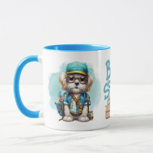 Bewundernswert zurück zum Schulhundebakel Tasse (Links)