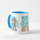 Bewundernswert zurück zum Schulhundebakel Tasse (Vorderseite Links)