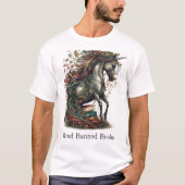 Bewundernswerte Bücher mit Unicorn lesen T-Shirt (Vorderseite)