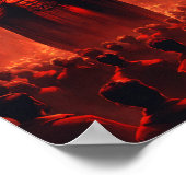 Bewundernswerte Dunkelheit: Der hypnotische Blick  Poster (Ecke)