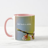 Bewundernswerte japanische Apricot-Blume Tasse (Links)