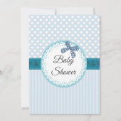 Bewundernswerte niedliche Cartoon Schafsjunge Dusc Einladung (Rückseite)