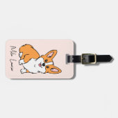 Bewundernswerte Personalisierte Gepäckmarke Corgi Gepäckanhänger (Vorderseite horizontal)