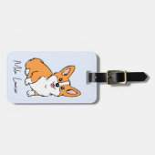 Bewundernswerte Personalisierte Gepäckmarke Corgi Gepäckanhänger (Vorderseite horizontal)