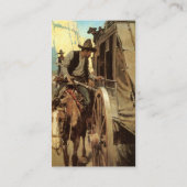 Bewundernswerte Unlaw von NC Wyeth Visitenkarte (Rückseite)