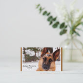 Bewundernswerte Visitenkarten für deutsche Hirten Visitenkarte (Stehend Vorderseite)