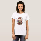 Bewundernswerte Wasserfarbenröhre und -distel T-Shirt (Vorne ganz)