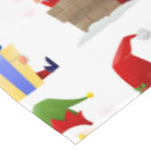 Bewundernswerte Weihnachtselemente und Weihnachtse Tischdecke (Schrägansicht)