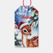 bewundernswerte Weihnachtsweiden Geschenkanhänger (Vorderseite)