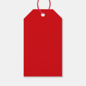 bewundernswerte Weihnachtsweiden Geschenkanhänger (Rückseite)