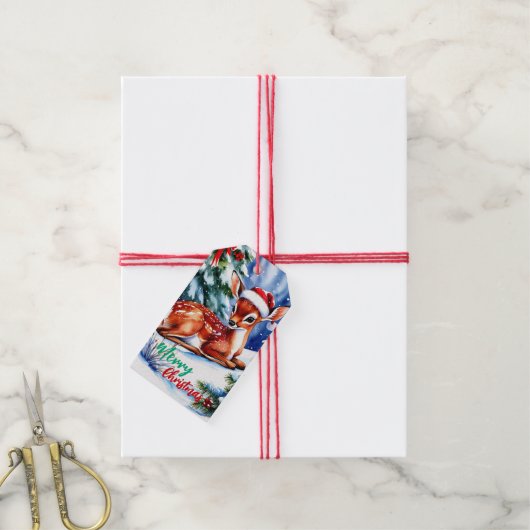 bewundernswerte Weihnachtsweiden Geschenkanhänger (Mit Garn)
