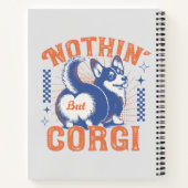 Bewundernswerter Corgi-Hintern mit "Nothing but Co Notizblock (Rückseite)