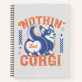 Bewundernswerter Corgi-Hintern mit "Nothing but Co Notizblock (Vorderseite)