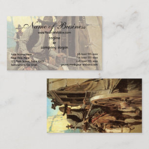 Bewundernswerter Gesetzloser von NC Wyeth Visitenkarte