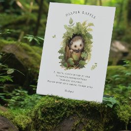 Bewundernswerter Wasserfarben Igel Windelwindzeich Sockelschild