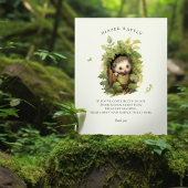 Bewundernswerter Wasserfarben Igel Windelwindzeich Sockelschild