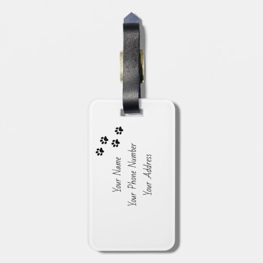 Bewundernswertes Foto-Gepäckstück von Companion An Gepäckanhänger (Rückseite vertikal)