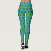 Bewundernswertes Garn Texturierte Schildkröte Leggings (Rückseite)