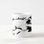 Bewundernswertes Terrier im Winter-Decken Kaffeetasse (Mittel)