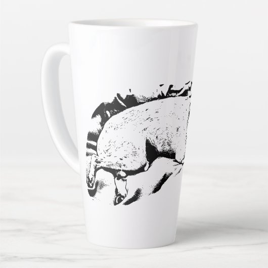 Bewundernswertes Terrier im Winter-Decken Milchtasse (Linke Ecke)