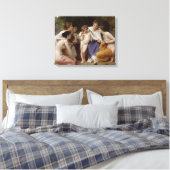 Bewunderung Bouguereau (L'bewunderung) (1867) Leinwanddruck (Insitu (Schlafzimmer))
