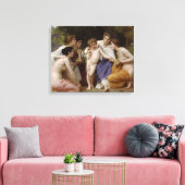 Bewunderung Bouguereau (L'bewunderung) (1867) Leinwanddruck (Insitu (Wohnzimmer))