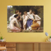 Bewunderung Bouguereau (L'bewunderung) (1867) Leinwanddruck (Insitu (Wohnzimmer))