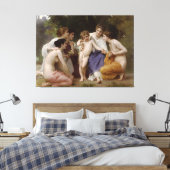 Bewunderung Bouguereau (L'bewunderung) (1867) Leinwanddruck (Insitu (Schlafzimmer))