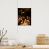 Bewunderung der Hirten, 1617 (Öl auf Leinwand) Poster (Küche)
