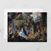 Bewunderung der Hirten, 1689 Postkarte (Vorne/Hinten)