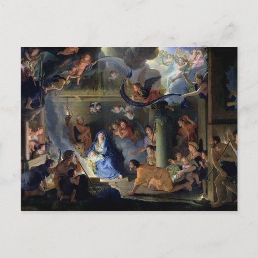 Bewunderung der Hirten, 1689 Postkarte (Vorderseite)