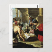 Bewunderung der Hirten aus dem 17. Jahrhundert Postkarte (Vorne/Hinten)