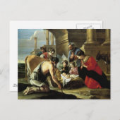 Bewunderung der Hirten aus dem 17. Jahrhundert Postkarte (Vorne/Hinten)