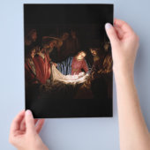 Bewunderung der Hirten durch Gerard van Honthorst Flyer (Hand)
