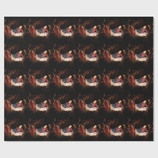 Bewunderung der Hirten durch Gerard van Honthorst Geschenkpapier (Flach)