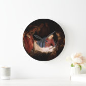 Bewunderung der Hirten durch Gerard van Honthorst Große Wanduhr (Zuhause)