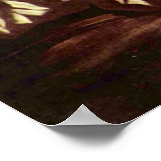 Bewunderung der Hirten durch Gerard van Honthorst Poster (Ecke)