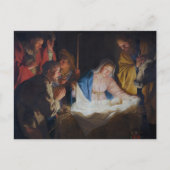 Bewunderung der Hirten - Honthorst - Weihnachten (Vorderseite)