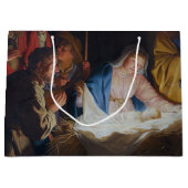 Bewunderung der Hirten - Honthorst - Weihnachten Große Geschenktüte (Vorderseite)