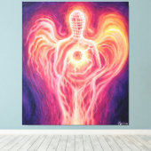 Bewunderung der inneren Sonne Leinwanddruck (Insitu (Holzboden))