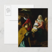Bewunderung der Könige, 1619 Postkarte (Vorne/Hinten)